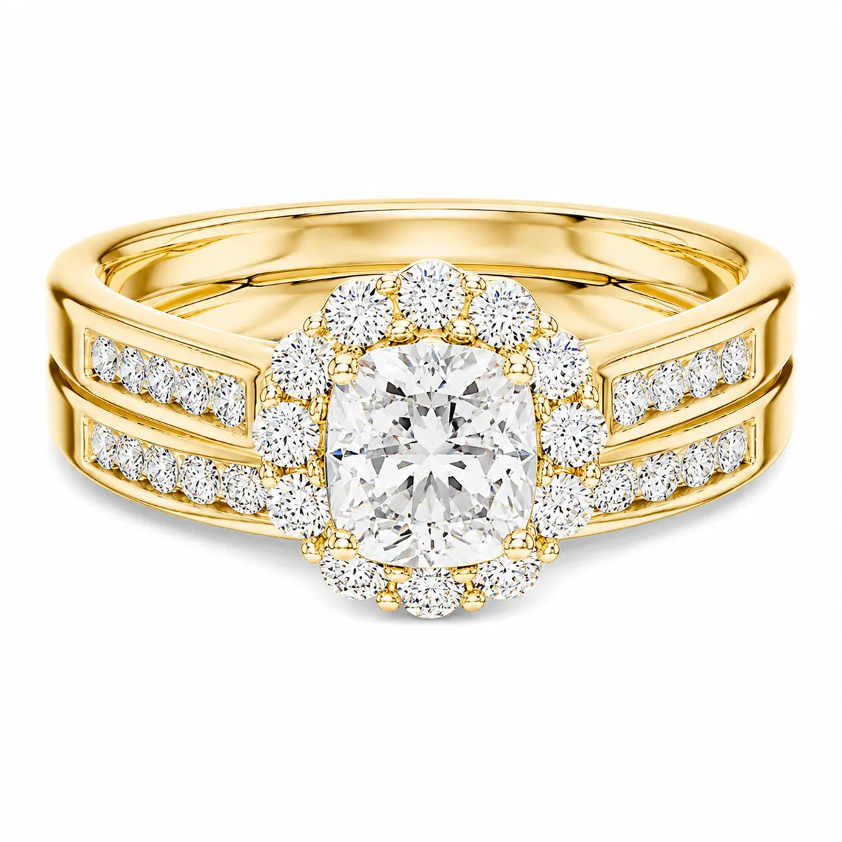 Divine Harmony Ring with Side Ring