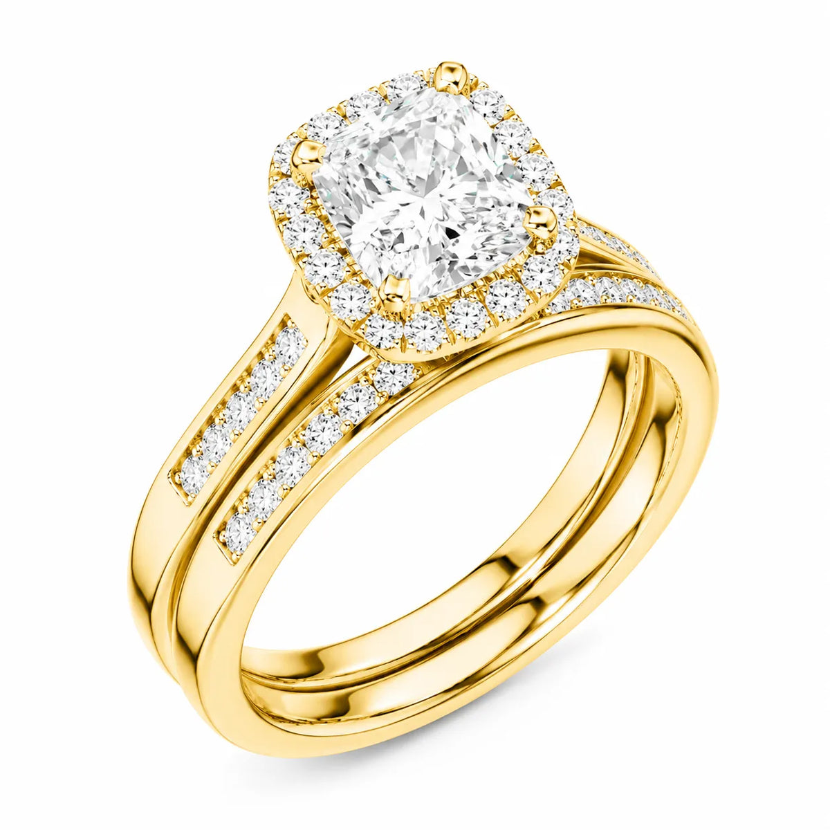 Divine Harmony Ring with Side Ring