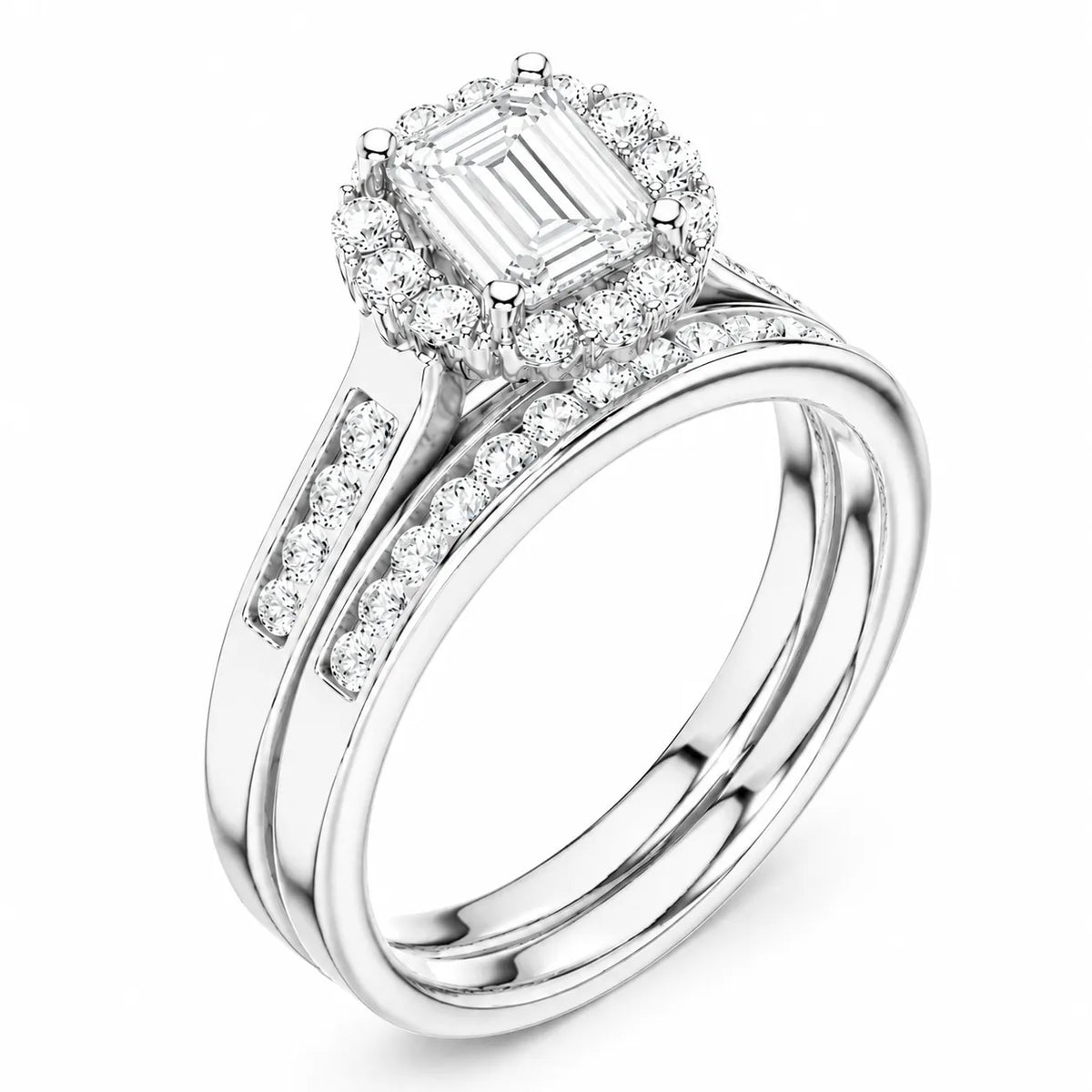 Divine Harmony Ring with Side Ring