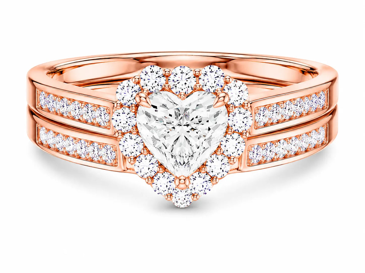 Divine Harmony Ring with Side Ring