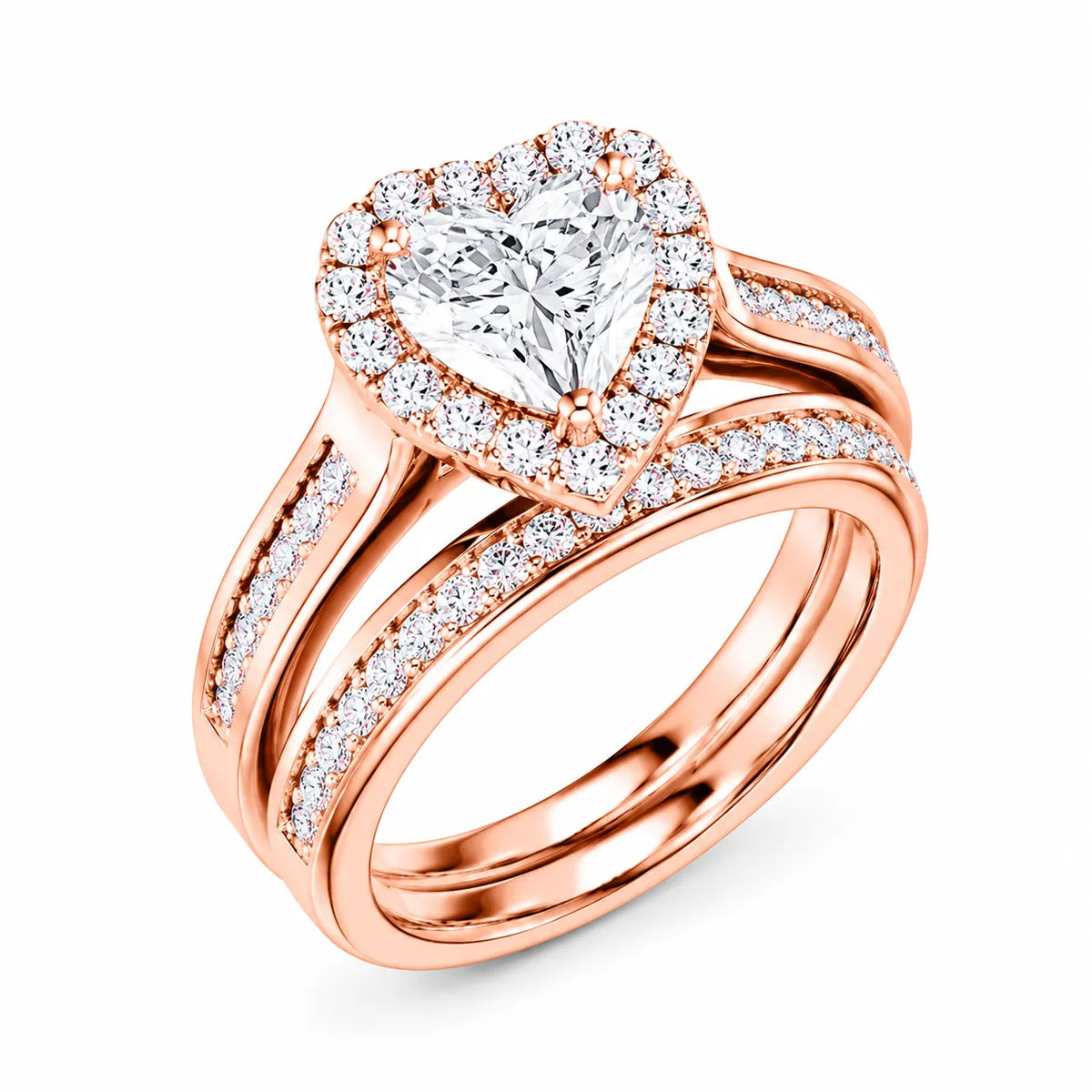 Divine Harmony Ring with Side Ring