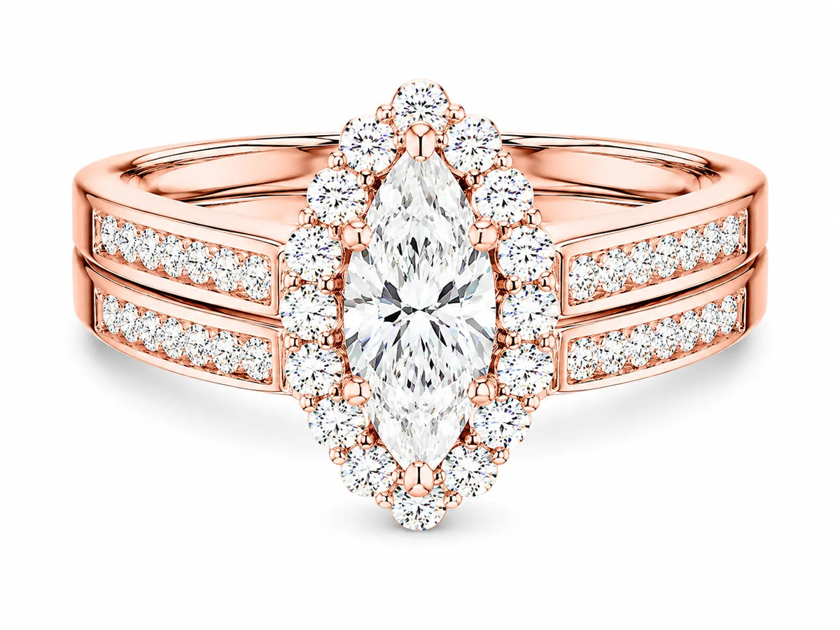 Divine Harmony Ring with Side Ring