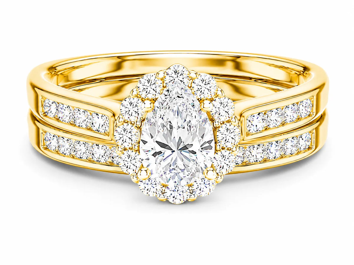 Divine Harmony Ring with Side Ring