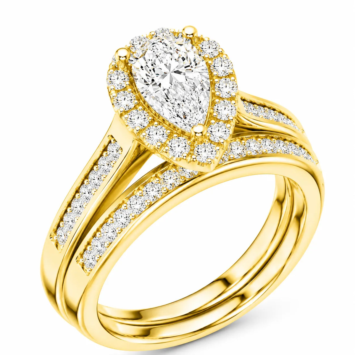 Divine Harmony Ring with Side Ring
