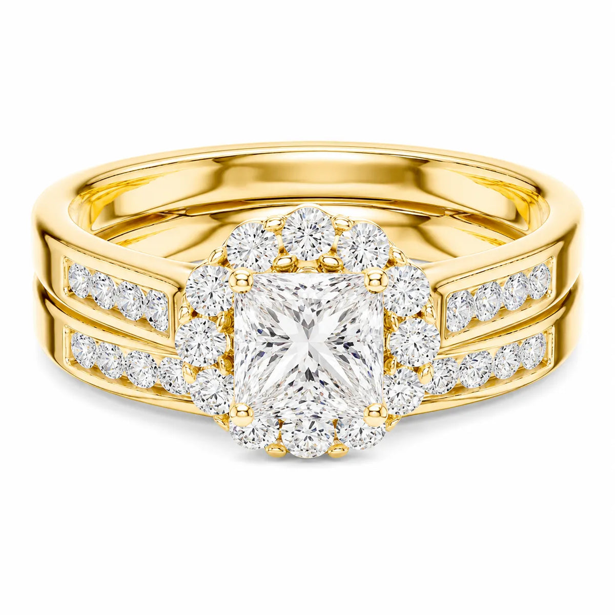 Divine Harmony Ring with Side Ring