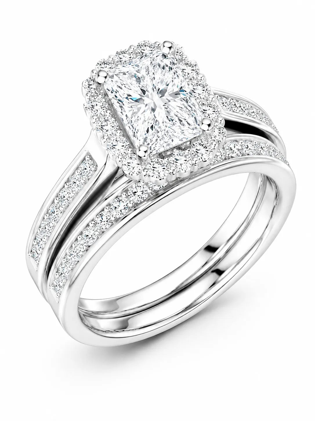 Divine Harmony Ring with Side Ring