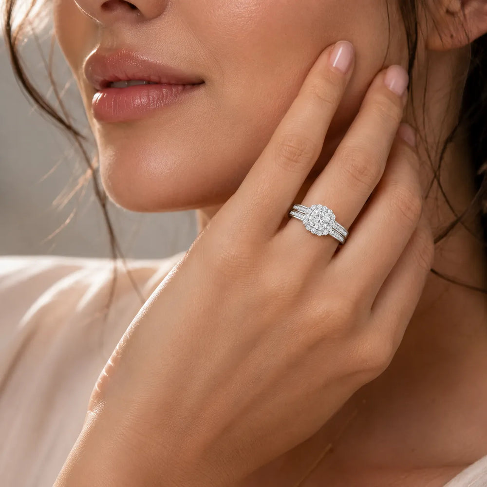 Divine Harmony Ring with Side Ring