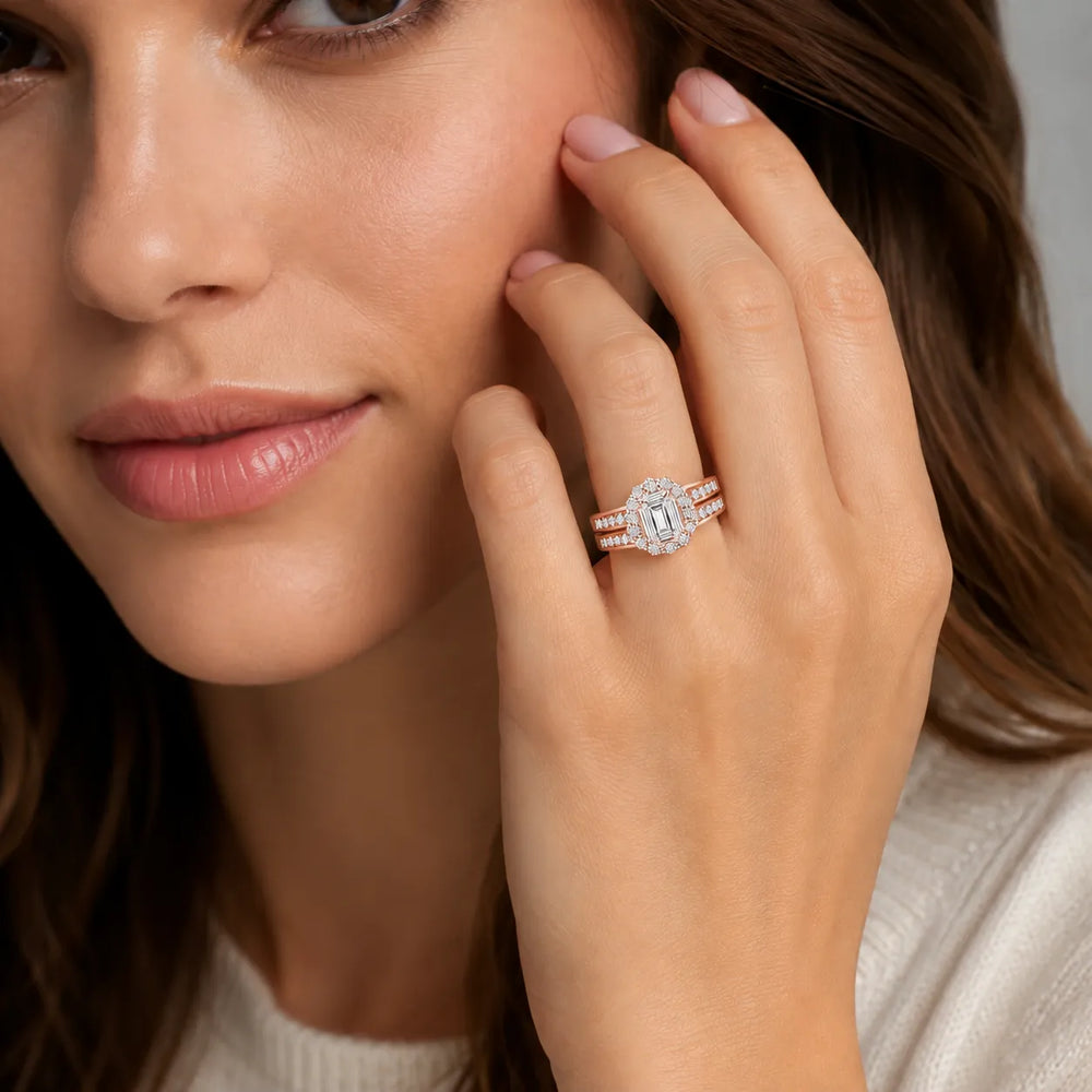 Divine Harmony Ring with Side Ring