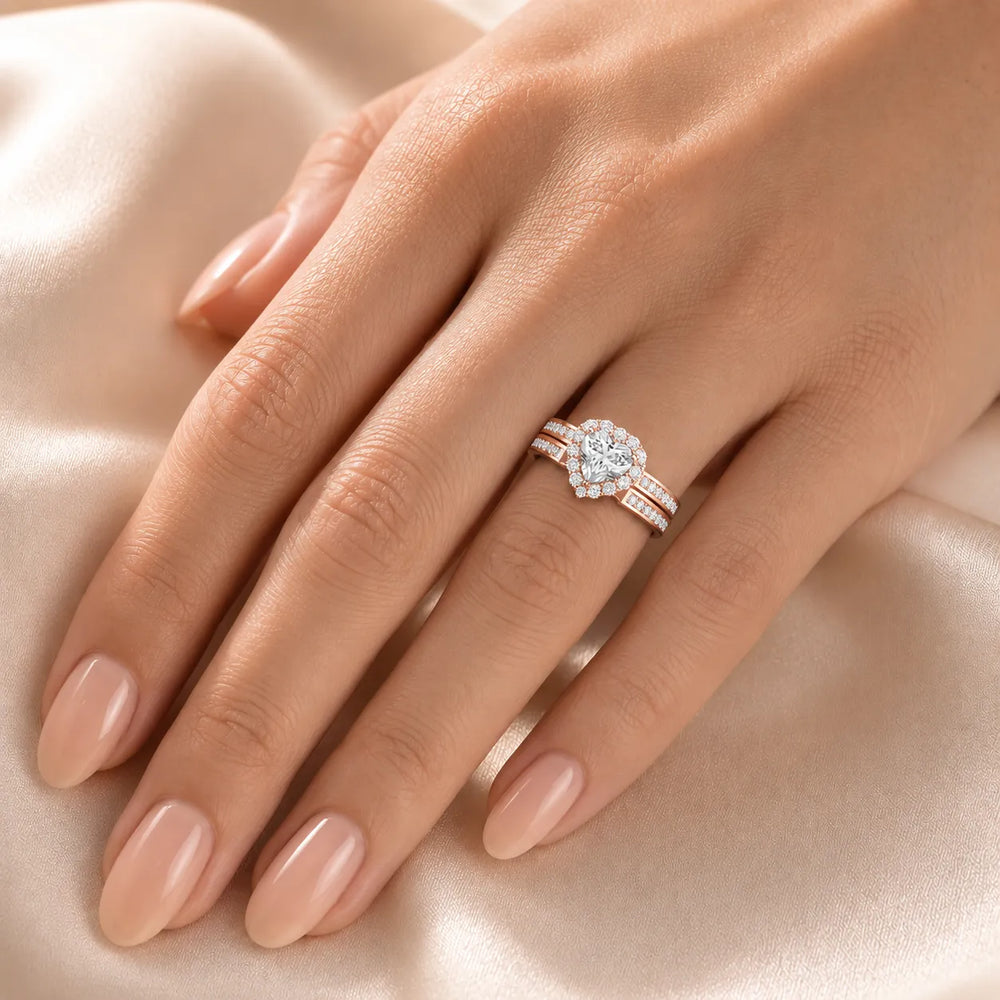 Divine Harmony Ring with Side Ring