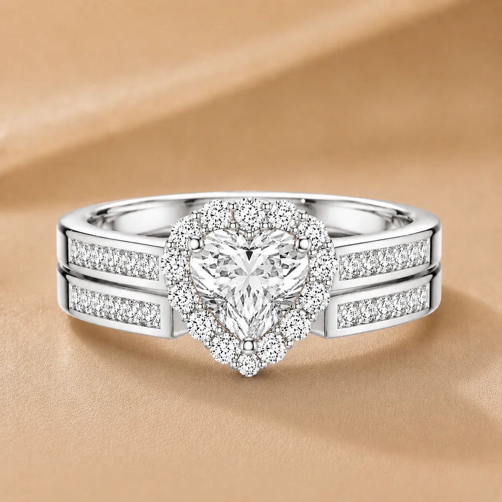 Divine Harmony Ring with Side Ring