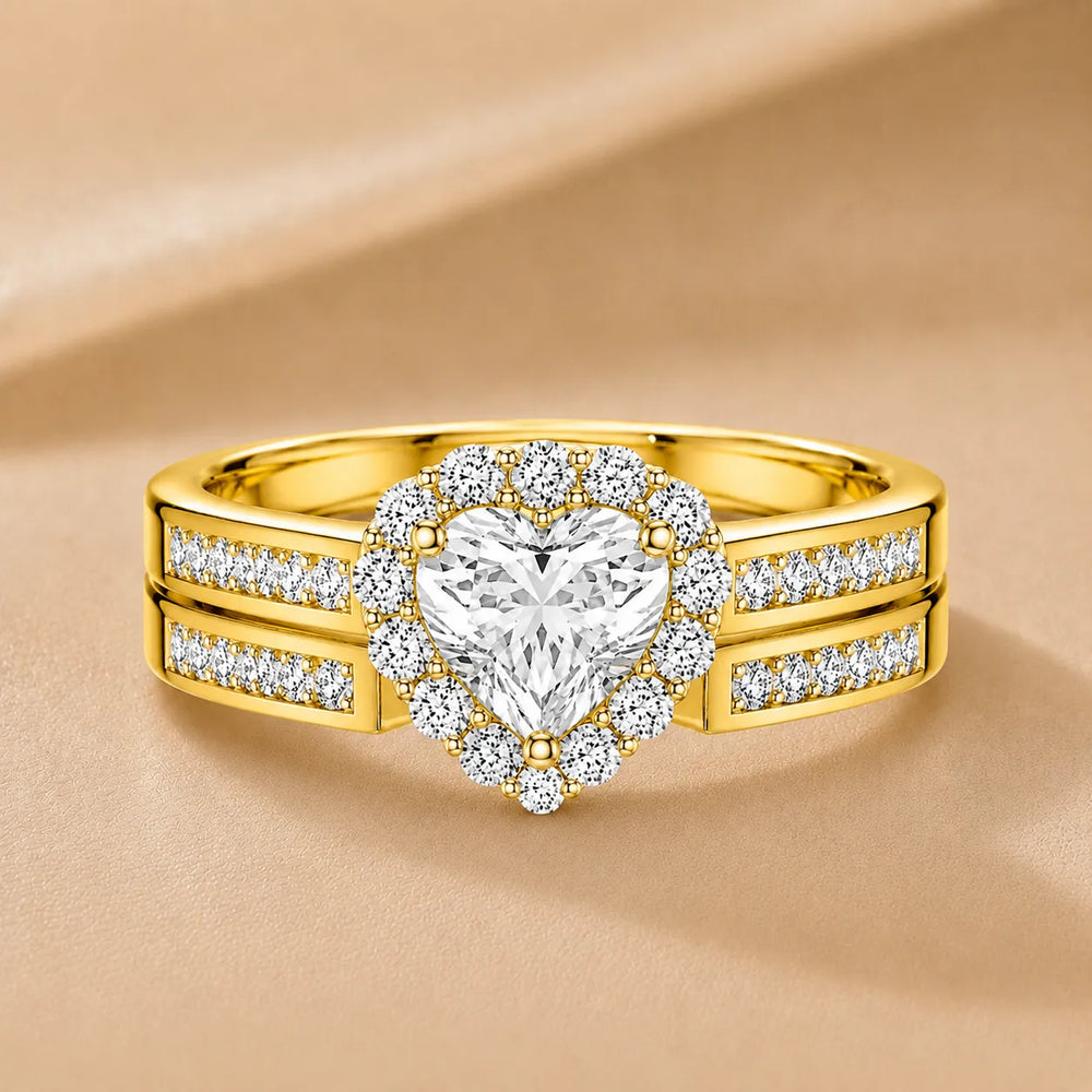 Divine Harmony Ring with Side Ring