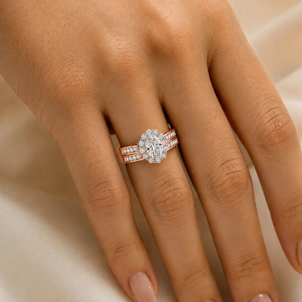 Divine Harmony Ring with Side Ring