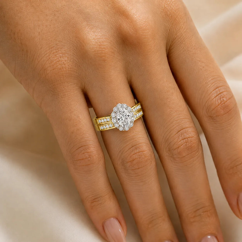 Divine Harmony Ring with Side Ring