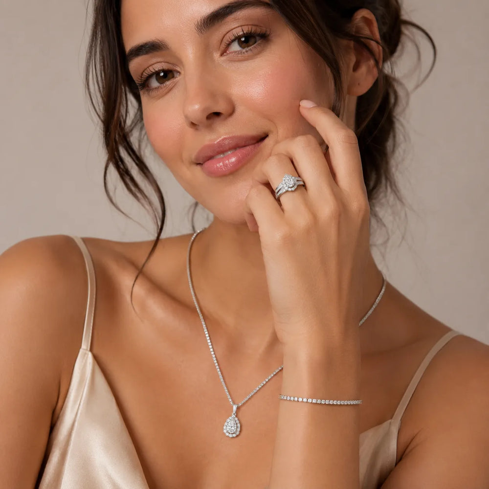 Divine Harmony Ring with Side Ring