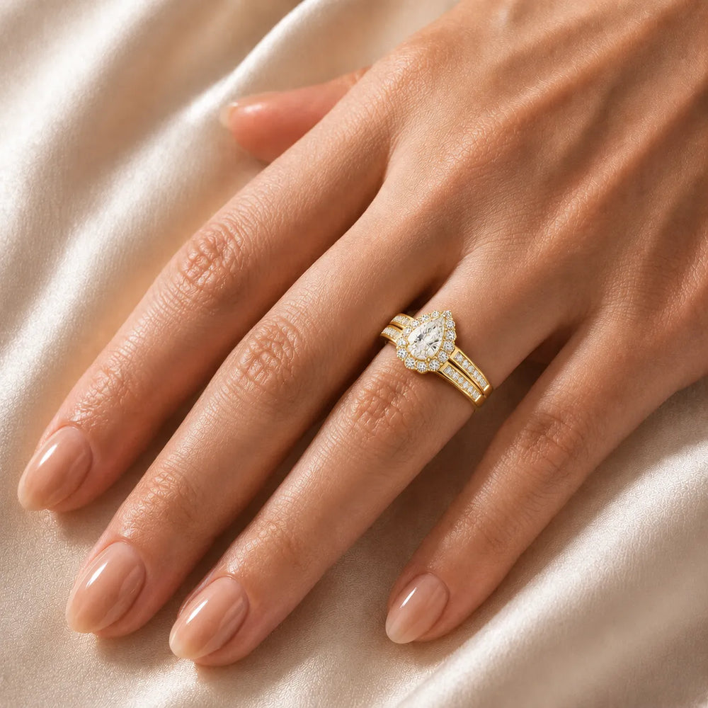 Divine Harmony Ring with Side Ring