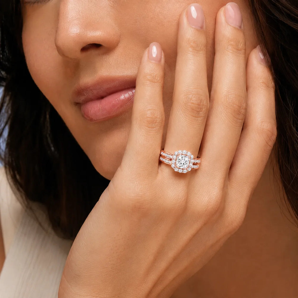 Divine Harmony Ring with Side Ring