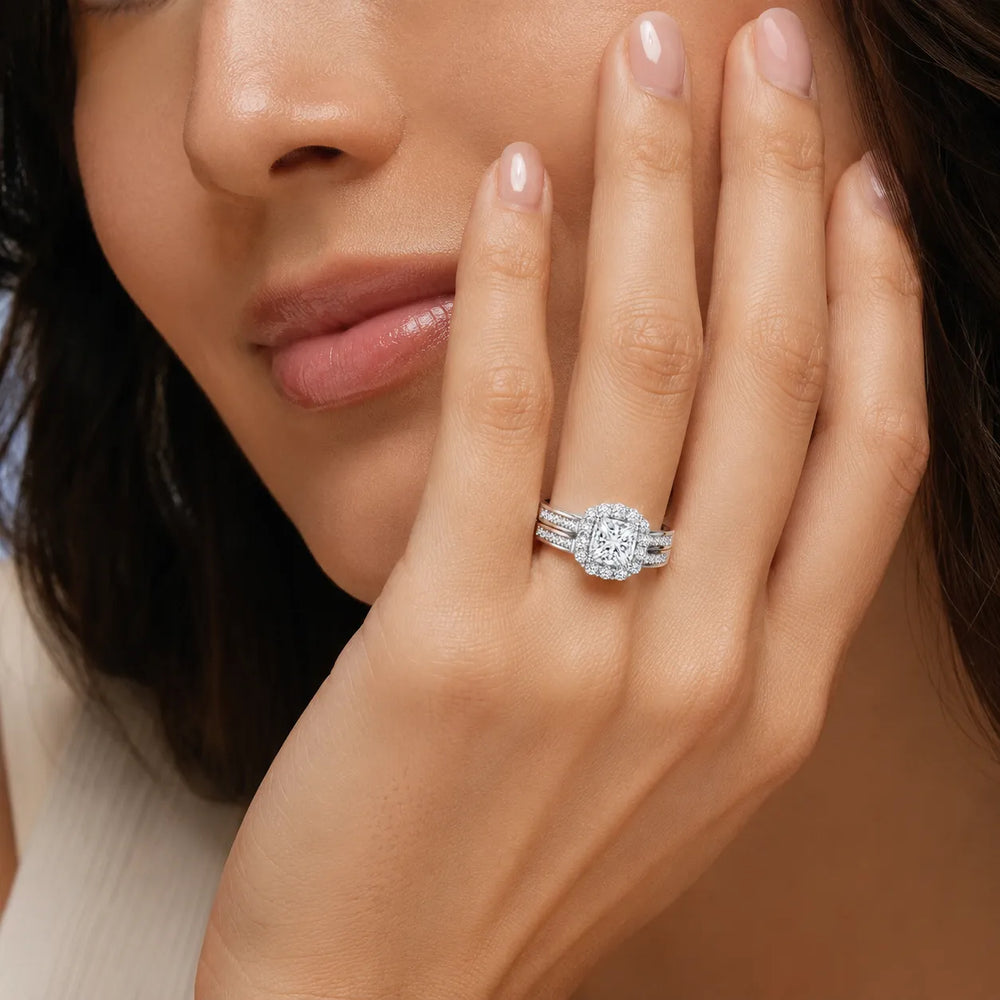 Divine Harmony Ring with Side Ring
