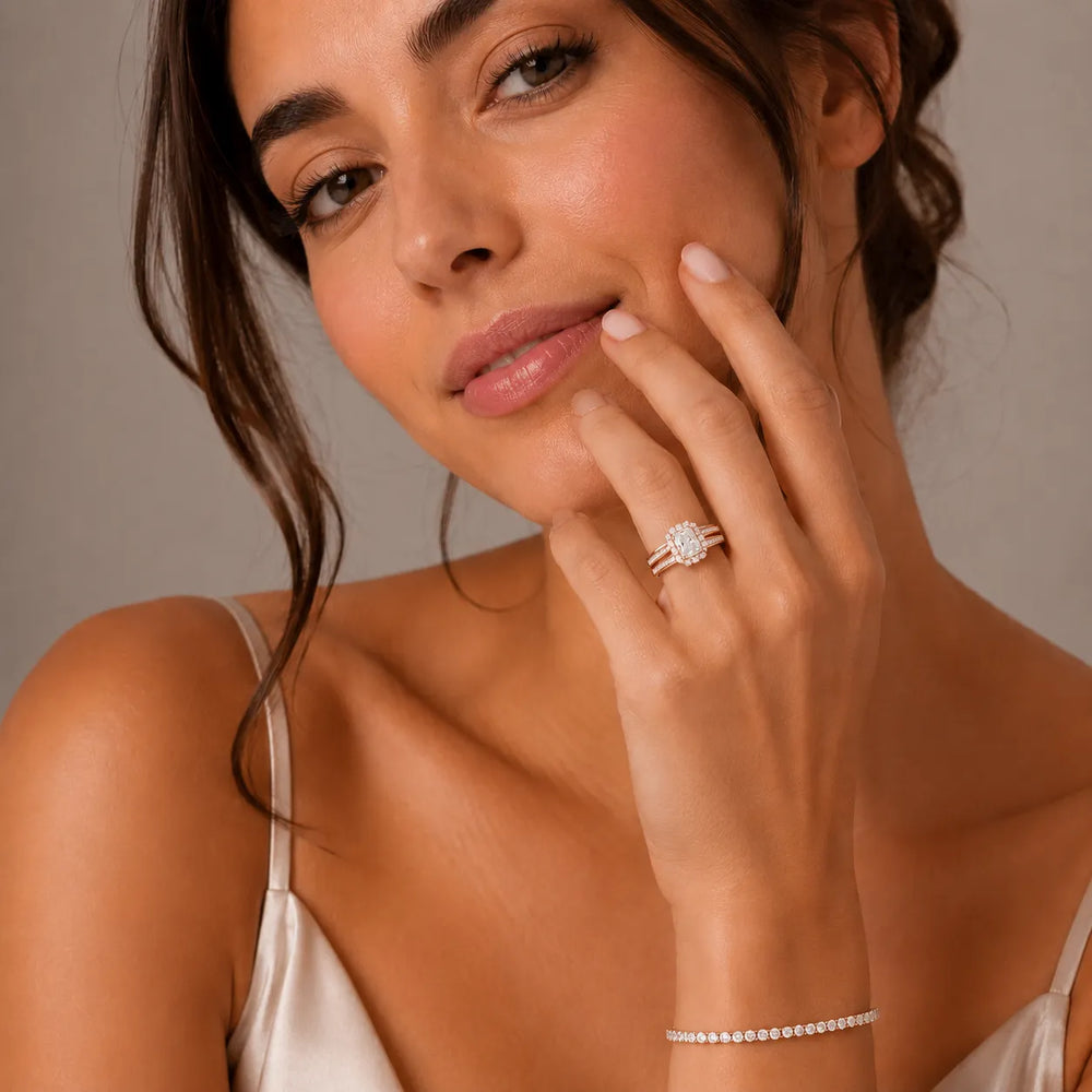 Divine Harmony Ring with Side Ring