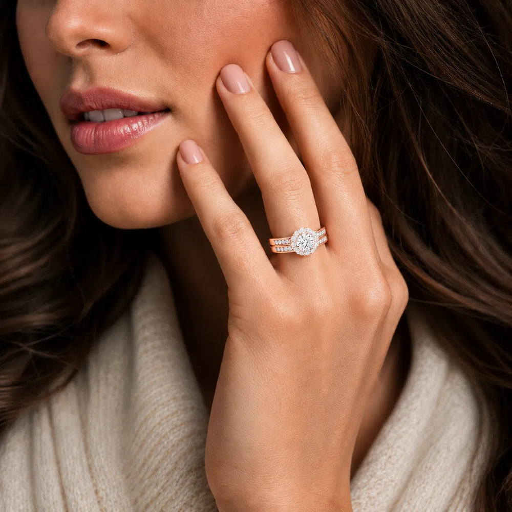 Divine Harmony Ring with Side Ring