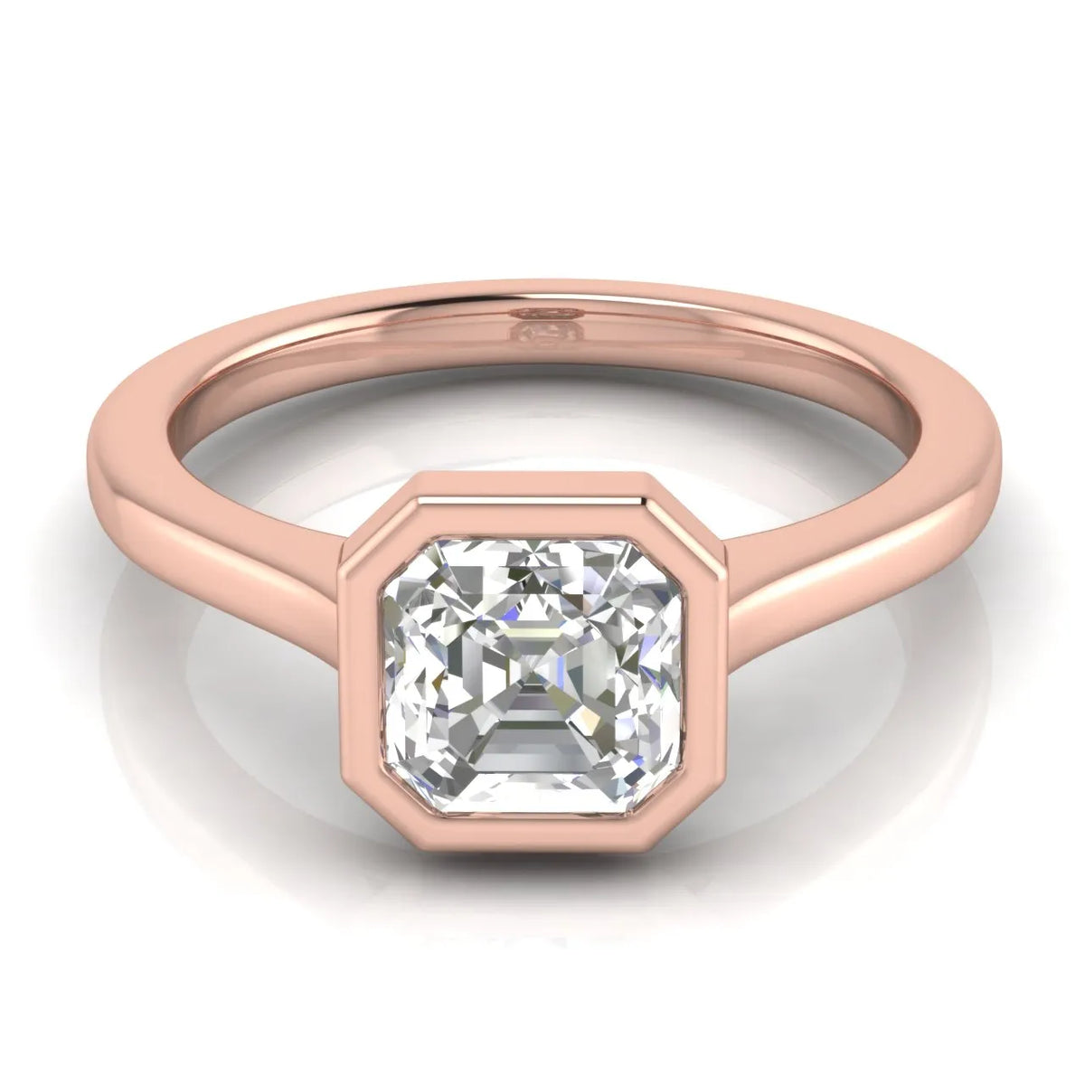 Romantic Halo Solitaire Ring