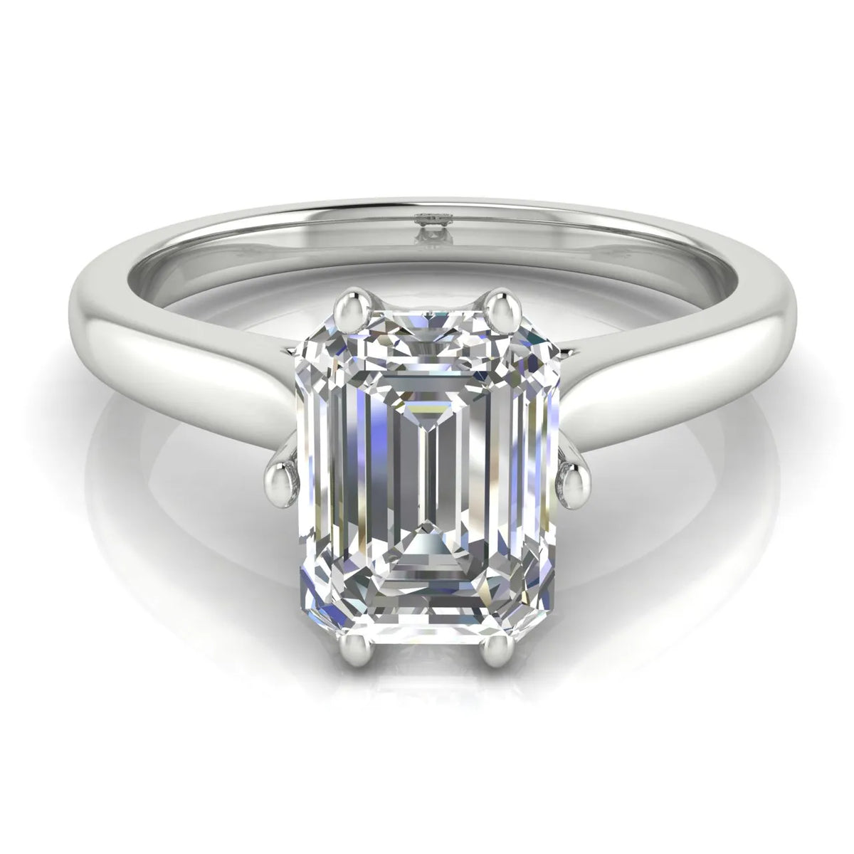 Romantic Solitaire Ring with Timeless Design