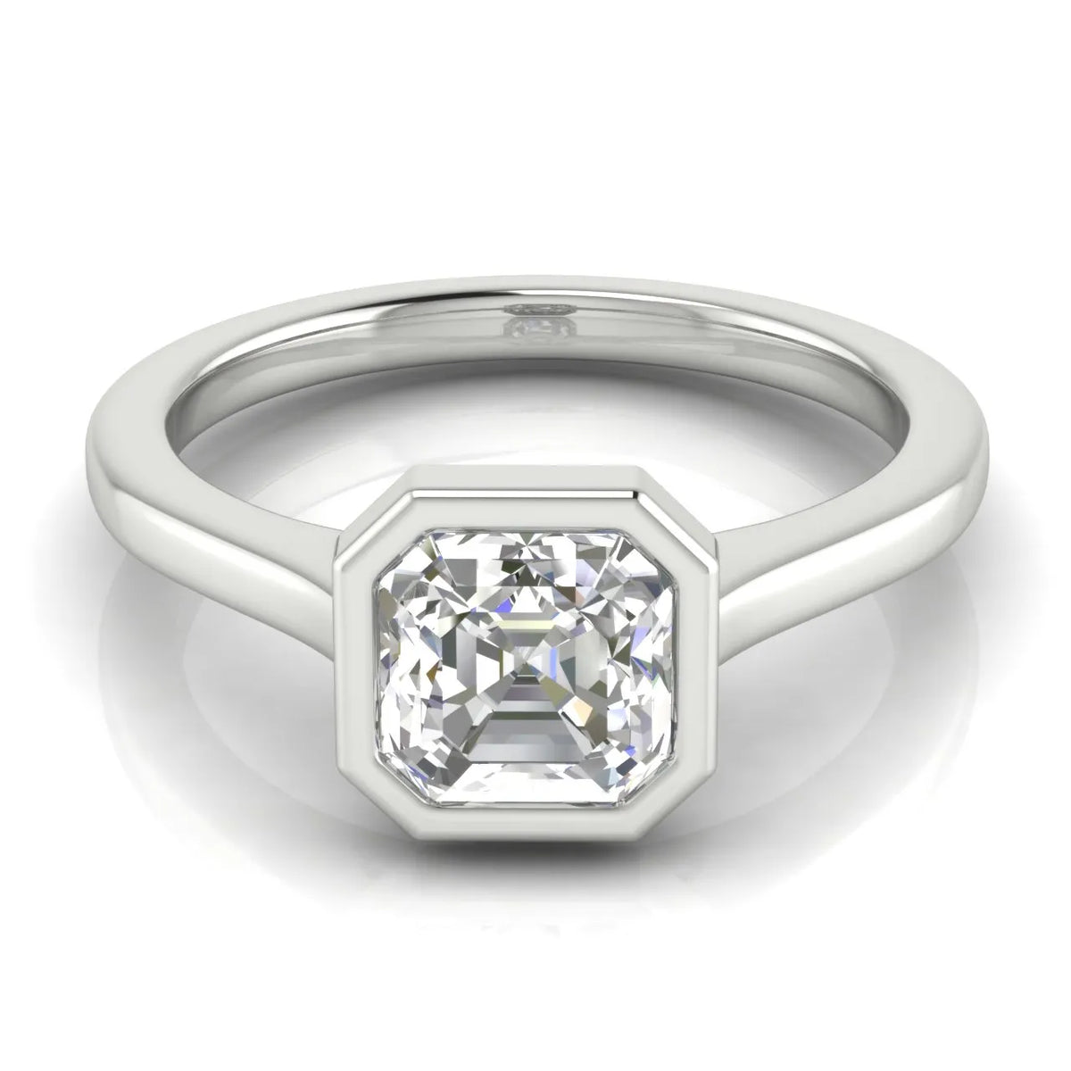 Romantic Halo Solitaire Ring