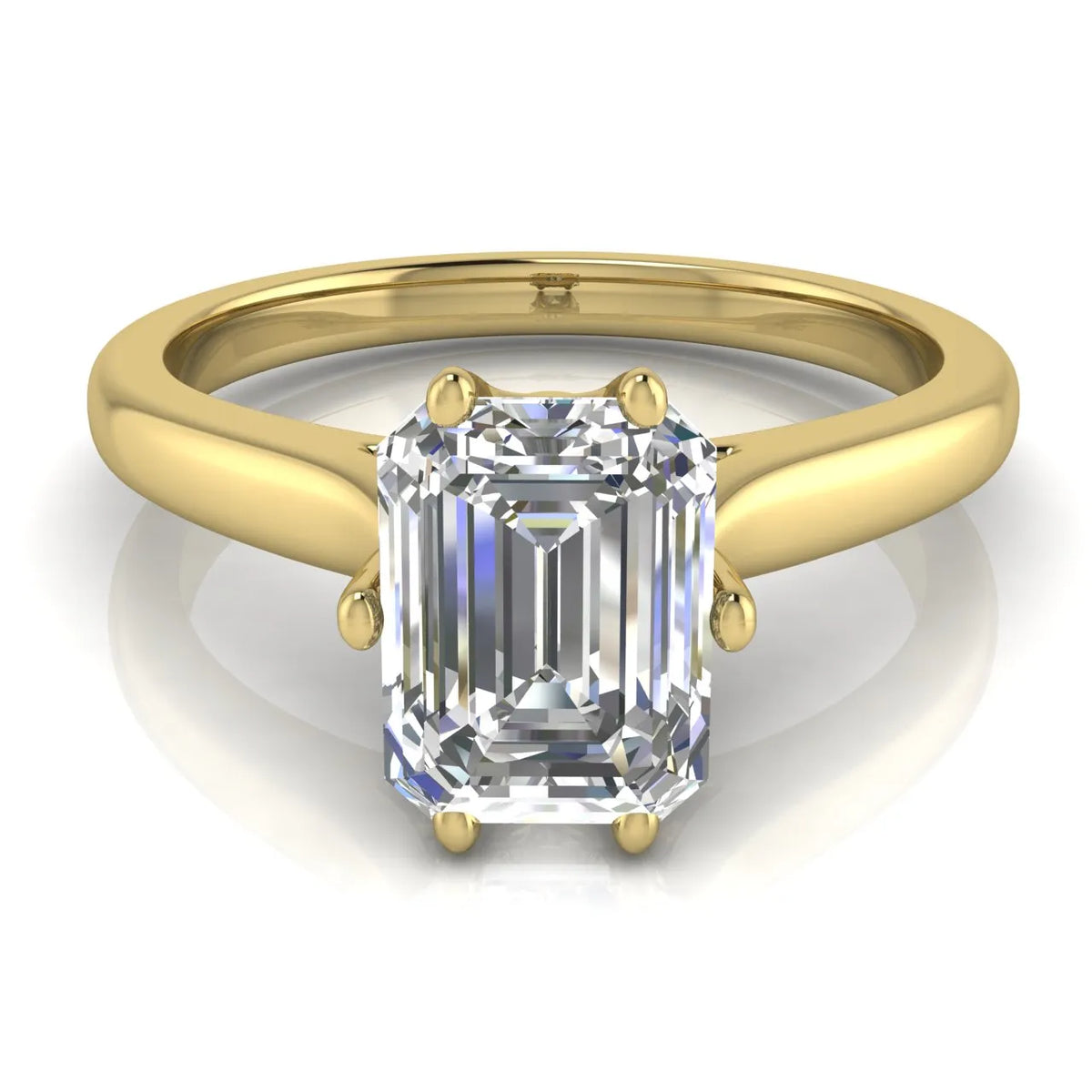 Romantic Solitaire Ring with Timeless Design