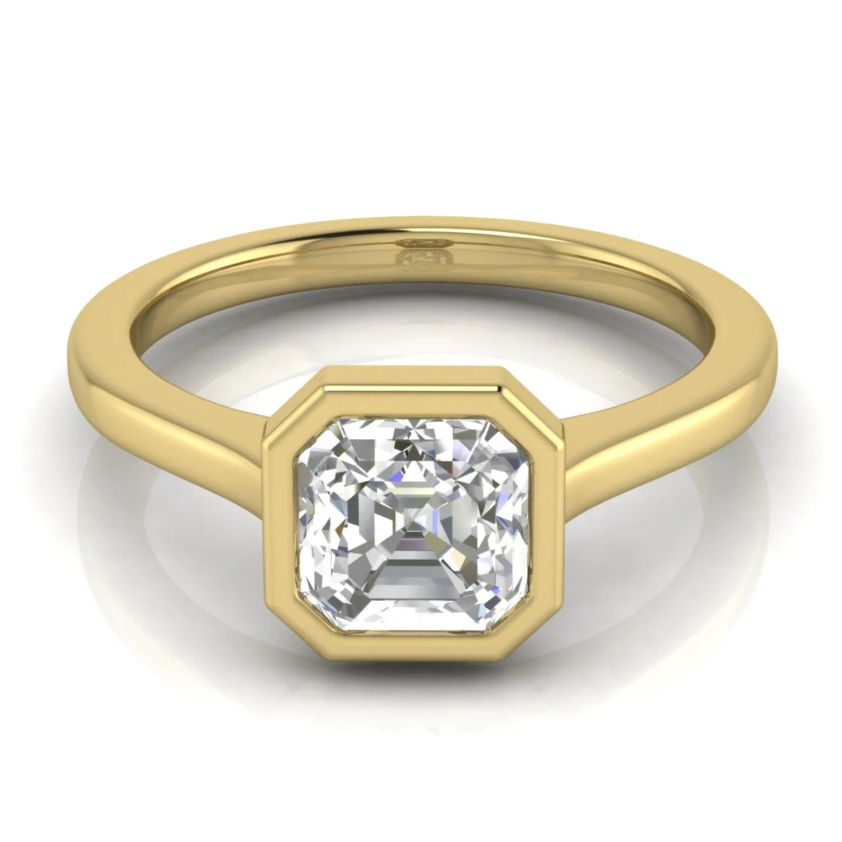 Romantic Halo Solitaire Ring