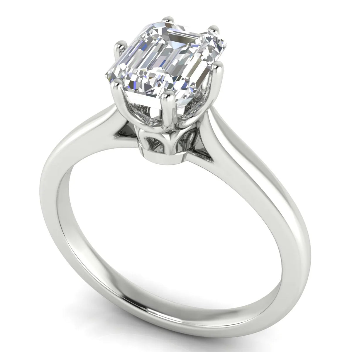 Romantic Solitaire Ring with Timeless Design