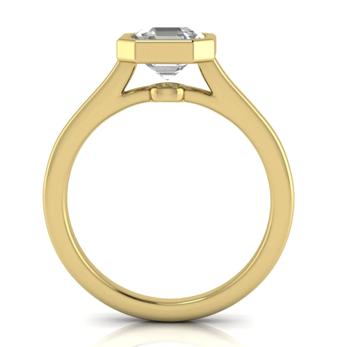 Romantic Halo Solitaire Ring