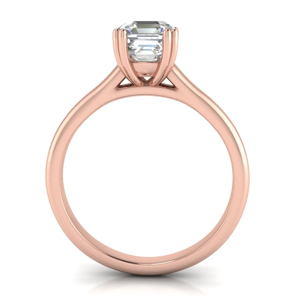 Elegant Solitaire Ring with Refined Prong Setting