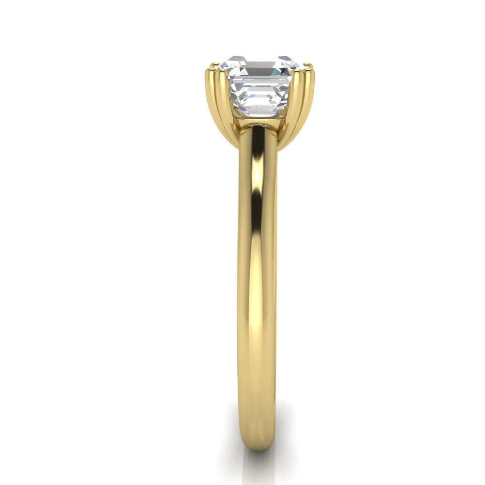 Elegant Solitaire Ring with Refined Prong Setting