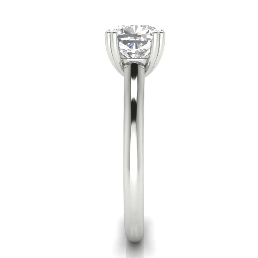Elegant Solitaire Ring with Refined Prong Setting