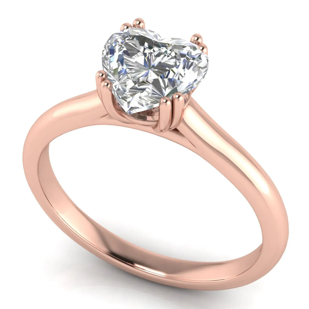 Elegant Solitaire Ring with Refined Prong Setting
