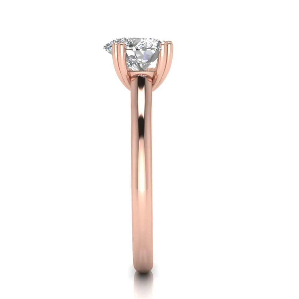 Elegant Solitaire Ring with Refined Prong Setting