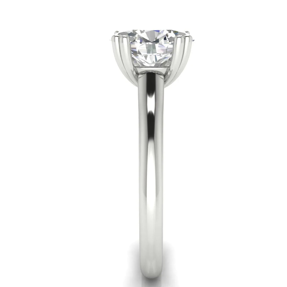 Elegant Solitaire Ring with Refined Prong Setting