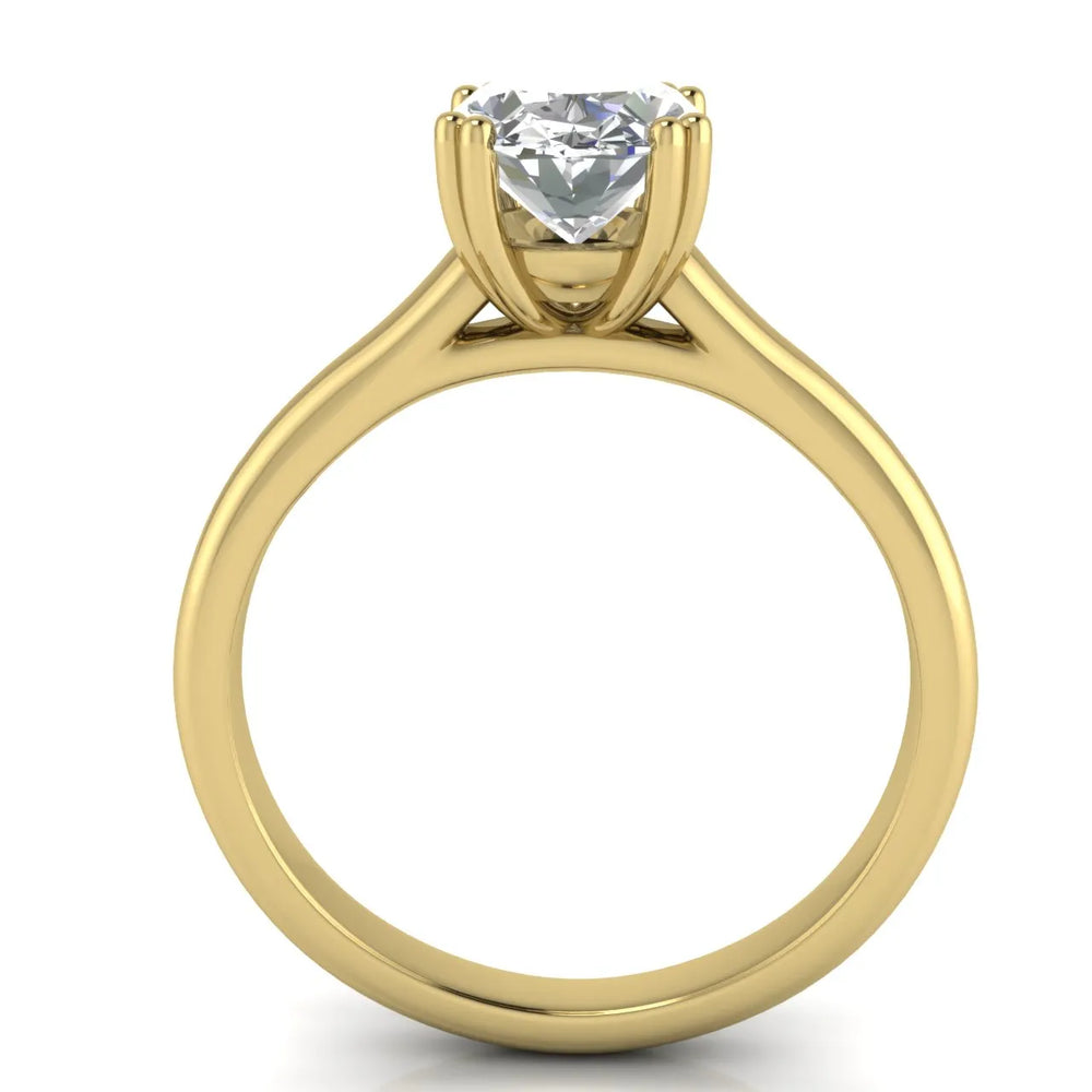 Elegant Solitaire Ring with Refined Prong Setting