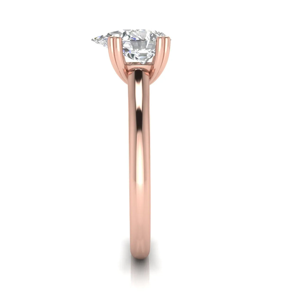 Elegant Solitaire Ring with Refined Prong Setting
