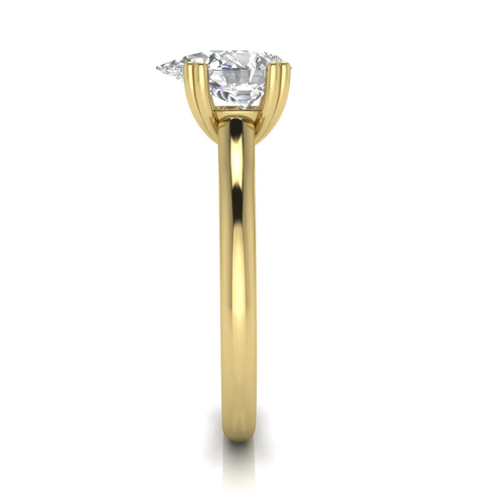 Elegant Solitaire Ring with Refined Prong Setting