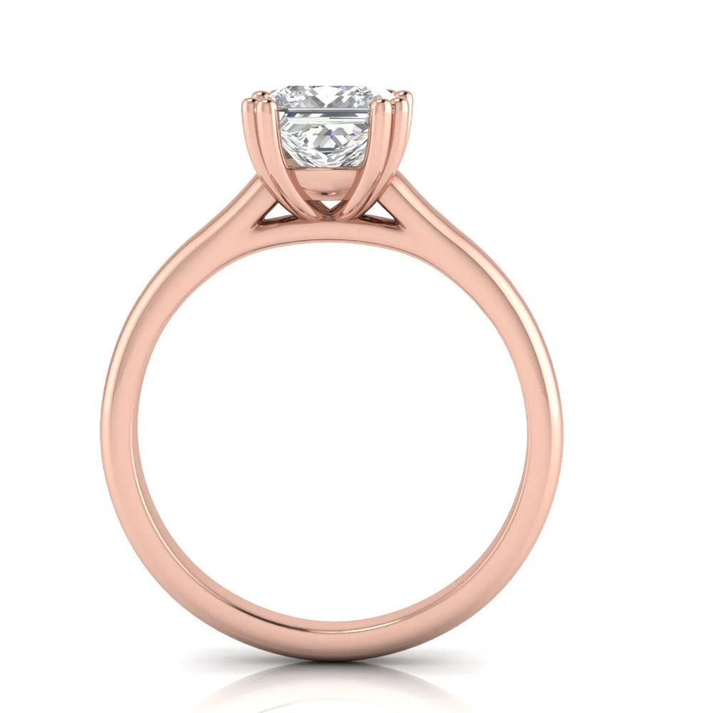 Elegant Solitaire Ring with Refined Prong Setting