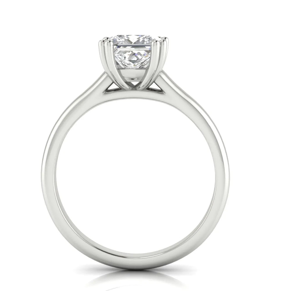 Elegant Solitaire Ring with Refined Prong Setting
