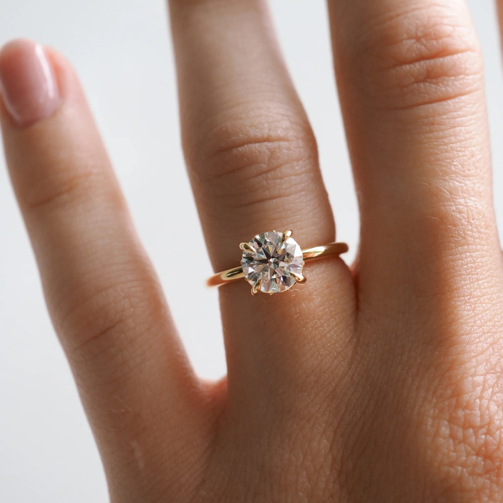 Round Brilliant Cut Labgrown Engagement Ring