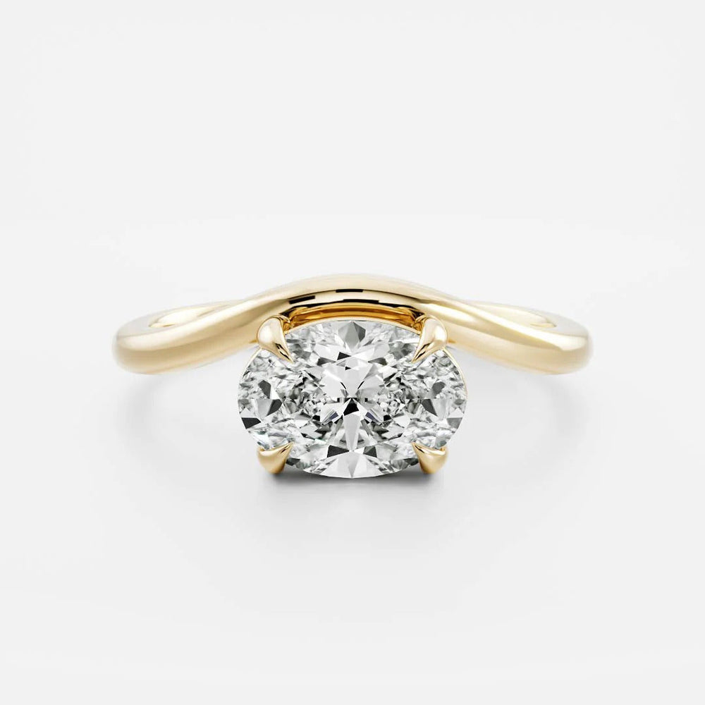 Oval Cut Labgrown Engagement Ring