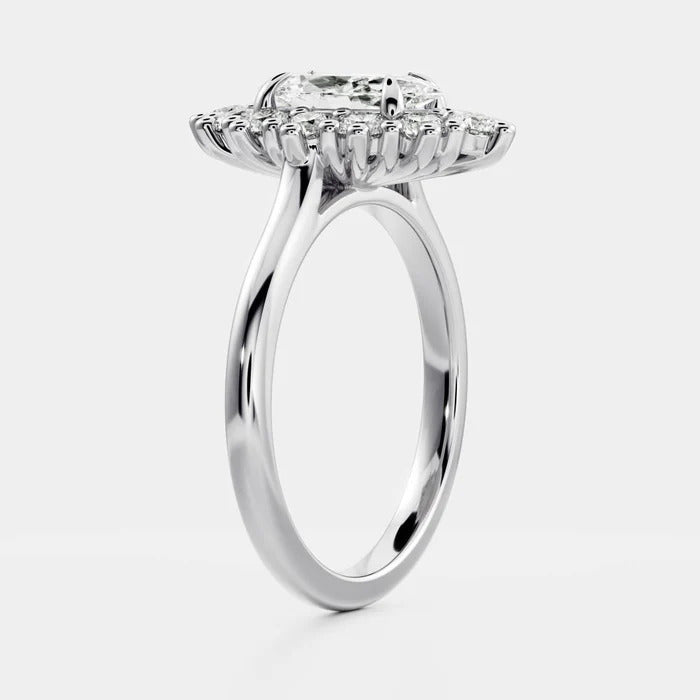 Marquise Cut Labgrown Engagement Ring