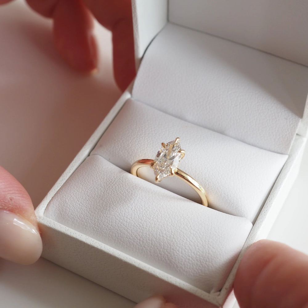 Marquise Cut Labgrown Engagement Ring