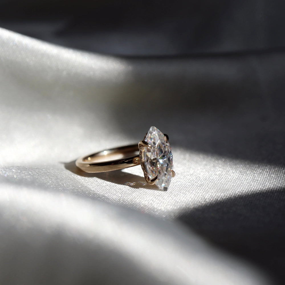 Marquise Cut Labgrown Engagement Ring