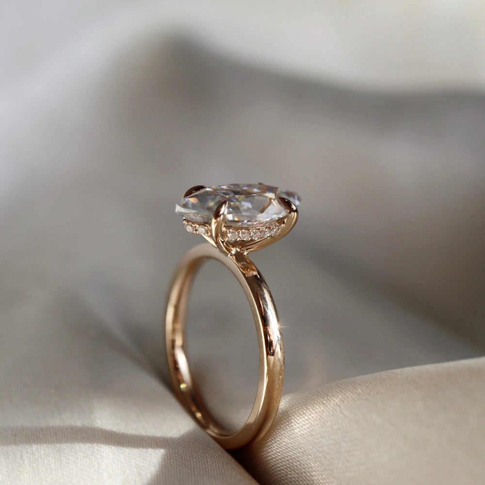 Marquise Cut Labgrown Engagement Ring