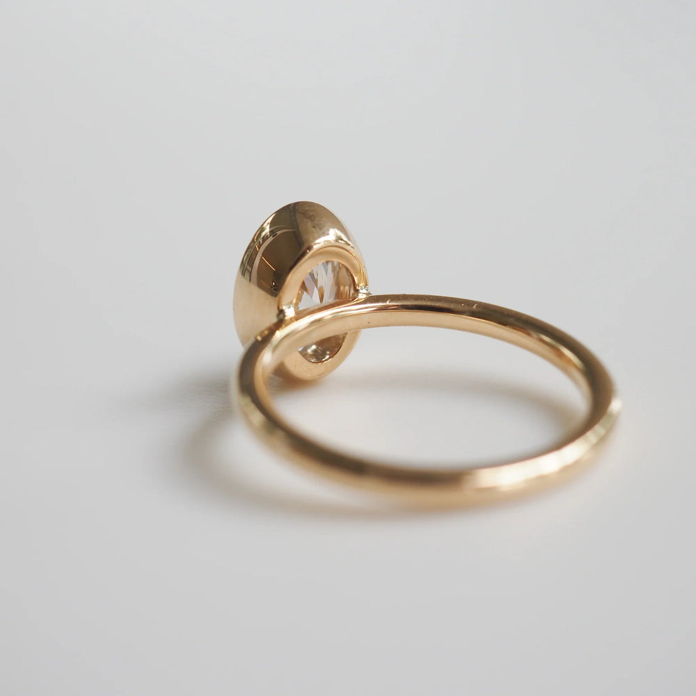 Oval Cut Labgrown Engagement Ring, Oval Cut Ring