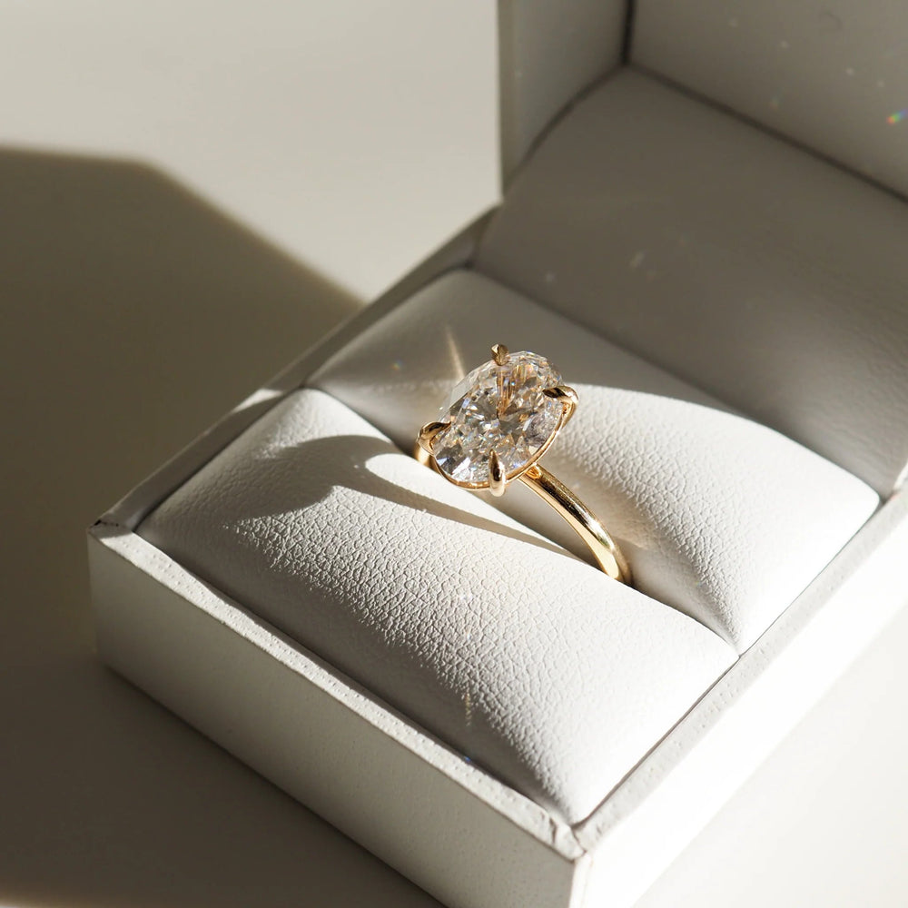 Oval Cut Labgrown Engagement Ring