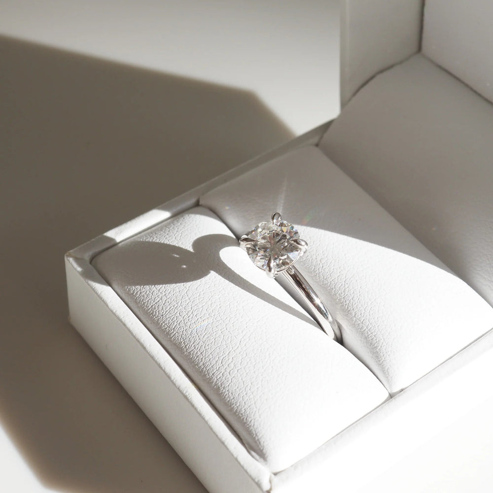 Round Brilliant Cut Labgrown Engagement Ring